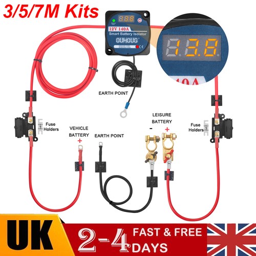 Split charge relay kit - split,