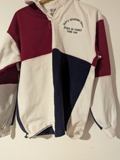 Vintage Denis Palin Rugby Shirt Size XXL 46-48" 90's Retro SLIGHT COLOURBLEED