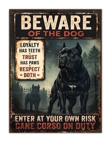 Cane corso duty - on,