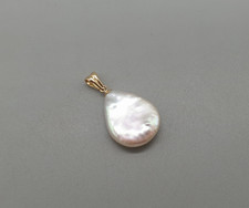 9ct Yellow Gold Keshi Pearl