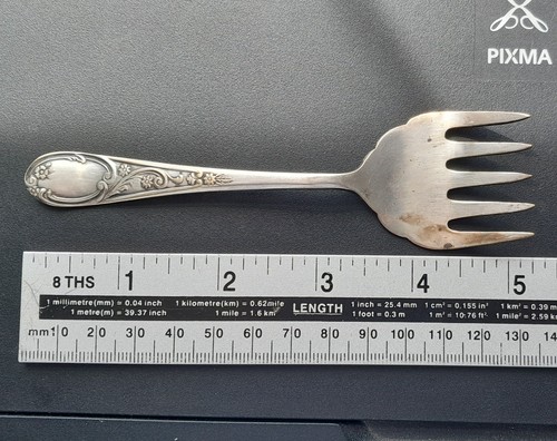 Silver prong fork - 5,