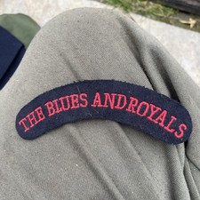 British Army Cloth Embroidered Shoulder Titles  - THE BLUES AND ROYALS