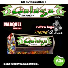 Galaga graphic Arcade Artwork