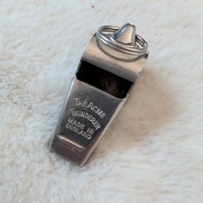 The ACME Thunderer Whistle Police Football Referee Made In England Vintage VGC