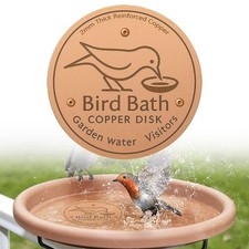 10x10cm Copper Bird Bath Water