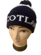 Unisex Scotland Bobble Hat Fast Post