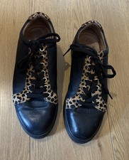 Unisa Black Leather Faux