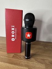 Roxi Wireless Karaoke Microphone, Black, Rechargeable