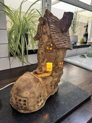 Studio pottery handmade boot - studio,