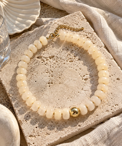 Vanilla pearl cream beaded - vanilla,