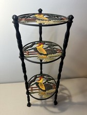 Vintage 3 Tier Cast Iron Metal