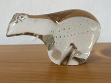 Vintage Art Glass Polar Bear