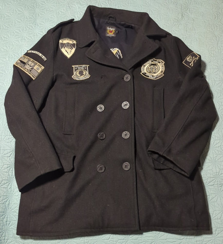 Schott navy patch - us, black