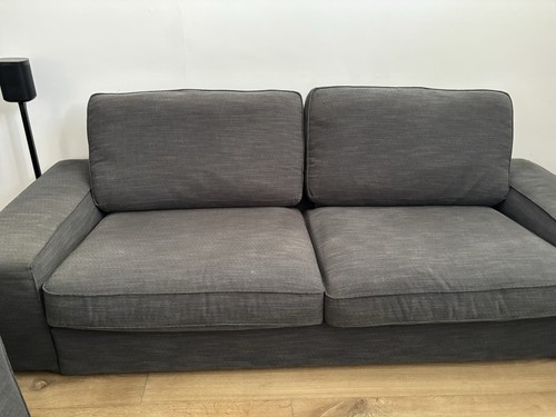 Ikea kivik seater sofa grey - ikea,