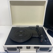 Portable Vinyl Record Player Suitcase 33/45/78 RPM Turntable Not Tested