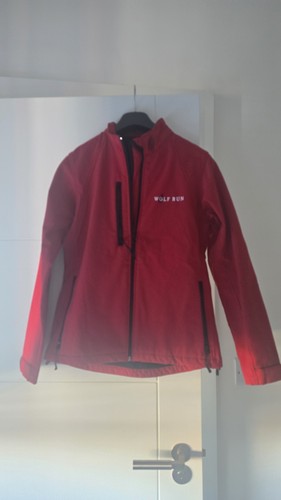 Wolf run red jacket women - run,