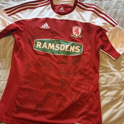 Signed middlesbrough football - middlesbrough,