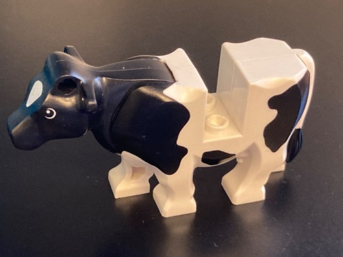 Lego cow friesian - friesian, spots