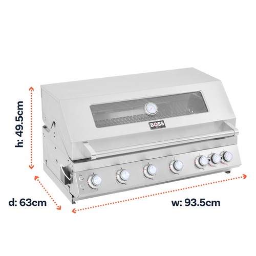 Boss grill burner built - boss, 6