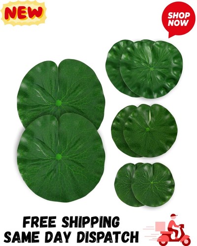8pcs artificial lily - artificial, pads