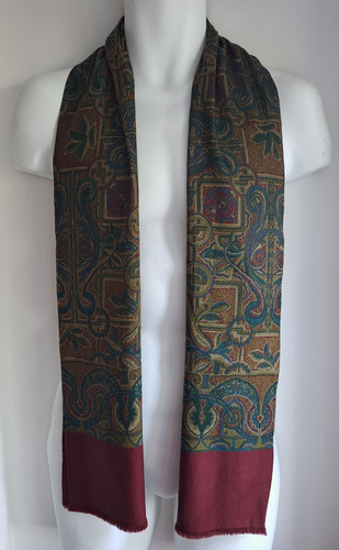 Vintage men fringed paisley - vintage,