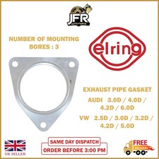 AUDI Q7 A8 D4 VW TOUAREG V6 V8 V12 ENGINE EXHAUST PIPE GASKET NEW ELRING 016.460