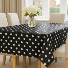 Black PVC Polka Dot Spots