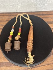 Antique Folk Bell Pull w Hand