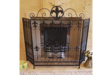 Large Fleur de Lys Fire Screen