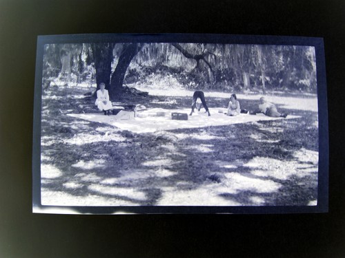 1920s family picnic blanket - family,