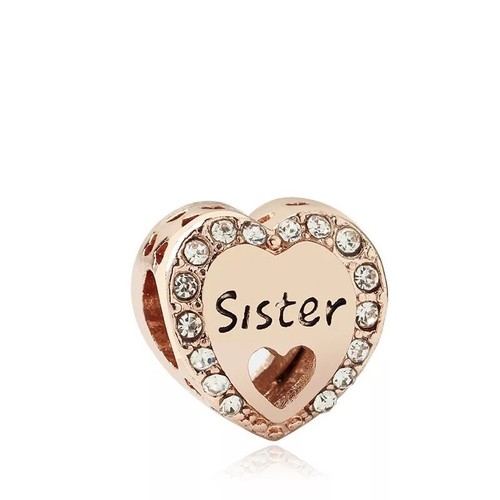 Sister jewelled heart european - heart,