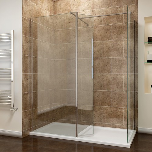 Walk shower enclosure wet - walk, in