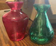 colored glass apothecary green