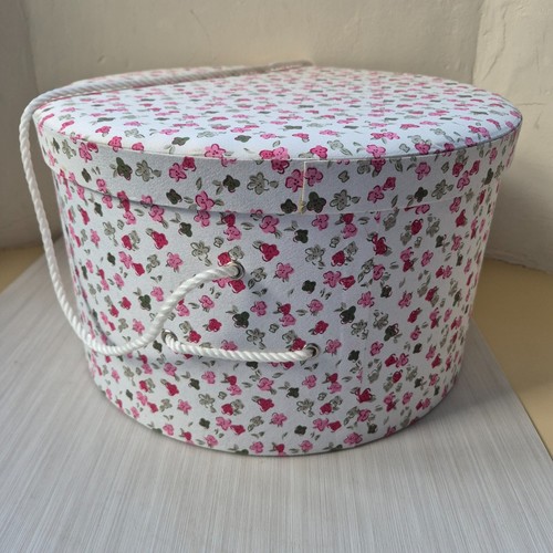 Vintage hat box round - vintage, 13"