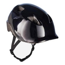 Kids Bike Helmet Black XS 48–52cm Lightweight Adjustable CE Safety Gear