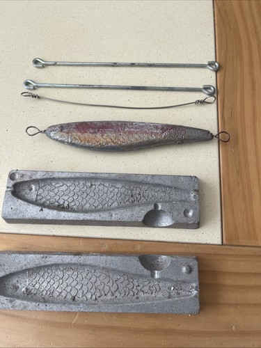 Lead fishing mould - lead￼fishing,