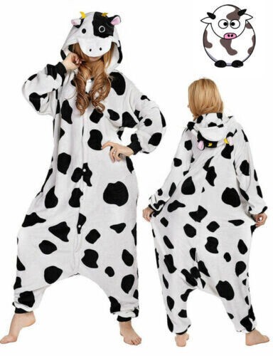 Children adult cow onsies - children/adult,