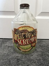 vintage Westons Scrumpy Cloudy Cider glass bottle with a handle estd 1880 1704ml