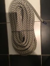rope Dyneema size 16 mm length 26 metres colour black & white. new & unused