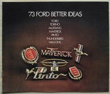 FORD RANGE USA Sales Brochure USA 1973 #5409 8/72 FORD Torino MUSTANG Pinto++