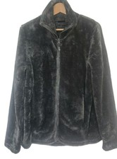 32*Heat Women's Polar Fleece Jacket Size L   Green  Great Condition 2 Pocket Zip