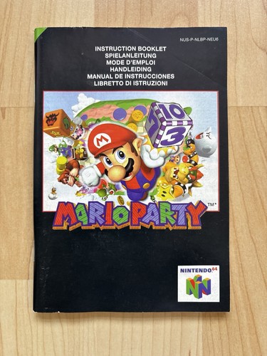 Nintendo n64 instruction - nintendo, 64