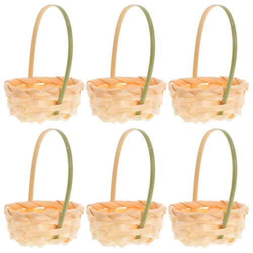 Pcs tiny rattan basket - 6,