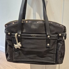 Radley Black Shoulder Bag With Dog Charm