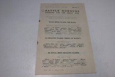 Battle Honours awarded for the