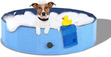 Foldable Pet Bath Tub Pool Small Sized Dogs Small Kids 80cm Dia x 30cm H