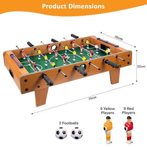 Wooden table football - table, game