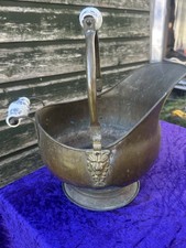 VINTAGE COPPER COAL LOG