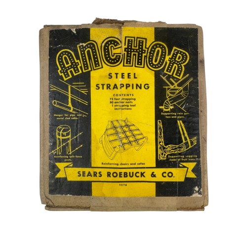 Vintage anchor steel - steel, strapping
