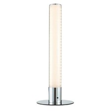 Litecraft Glow Shimmer Table Lamp Cylinder Colour Changing LED Base - No remote